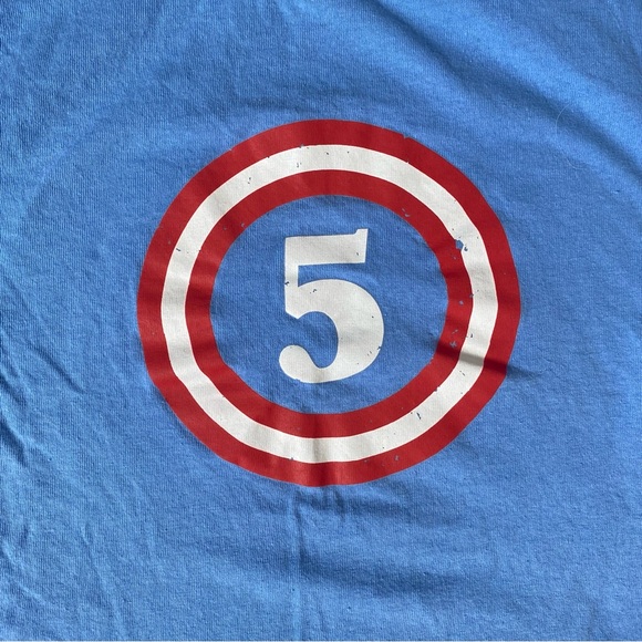 Captain America 5th Birthday Shirt Kids Size Extra Small - Picture 2 of 4